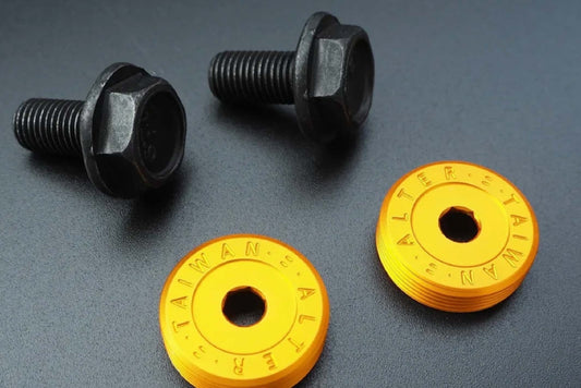 Alter Cycles - ALTER Square Tapered Crank Arm Bolt Dust Cap - FISHTAIL CYCLERY