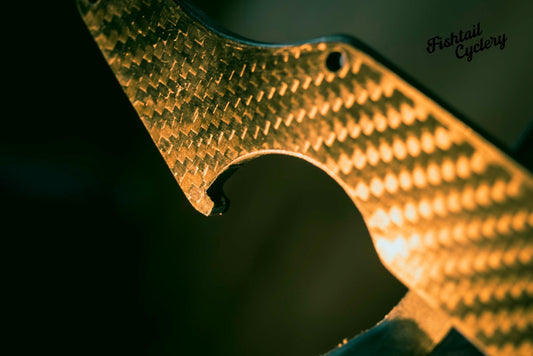 Digirit - DIGIRIT Carbon Chain Whip for Track Bike - FISHTAIL CYCLERY