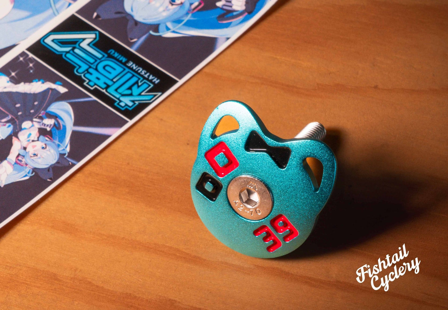 Punch Blues - PUNCH BLUES Miku 39 Top Cap - FISHTAIL CYCLERY