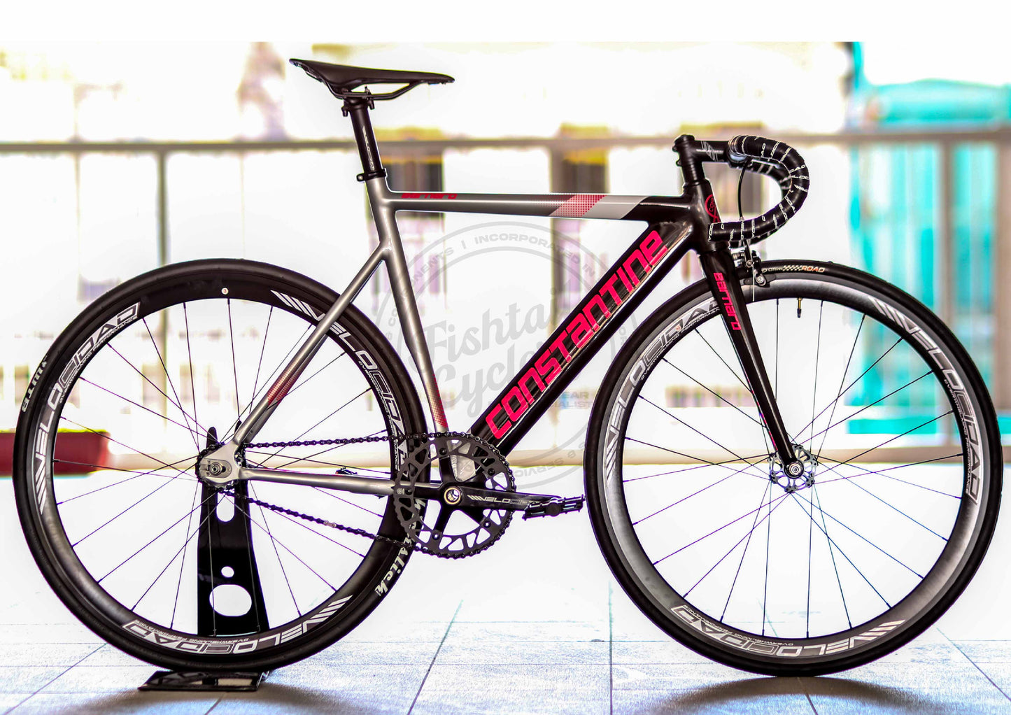 [PRE ORDER] CONSTANTINE Barnard Frameset 2018, Colorway Black Pink (Limited Edition, Classic Remake)