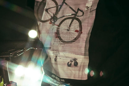 Fishtail Cyclery "Bike In Cart" T-Shirt