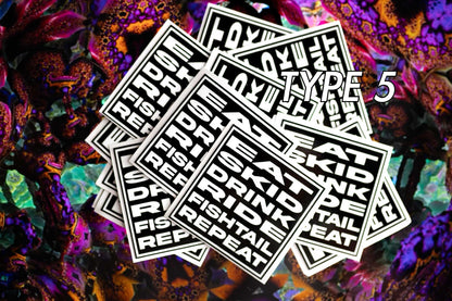 Fishtail Cyclery Stickers Type 5