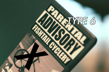 Fishtail Cyclery Stickers Type 6