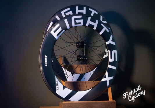 Ascent Bikes - ASCENT Pista Eighty Six Carbon Wheelset - FISHTAIL CYCLERY