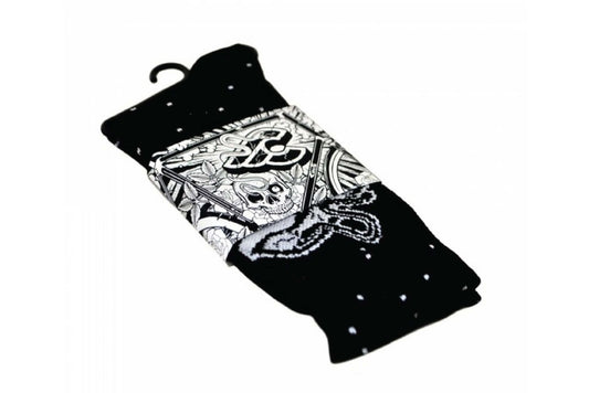 FISHTAIL CYCLERY - CINELLI Mike Giant Black Socks - FISHTAIL CYCLERY