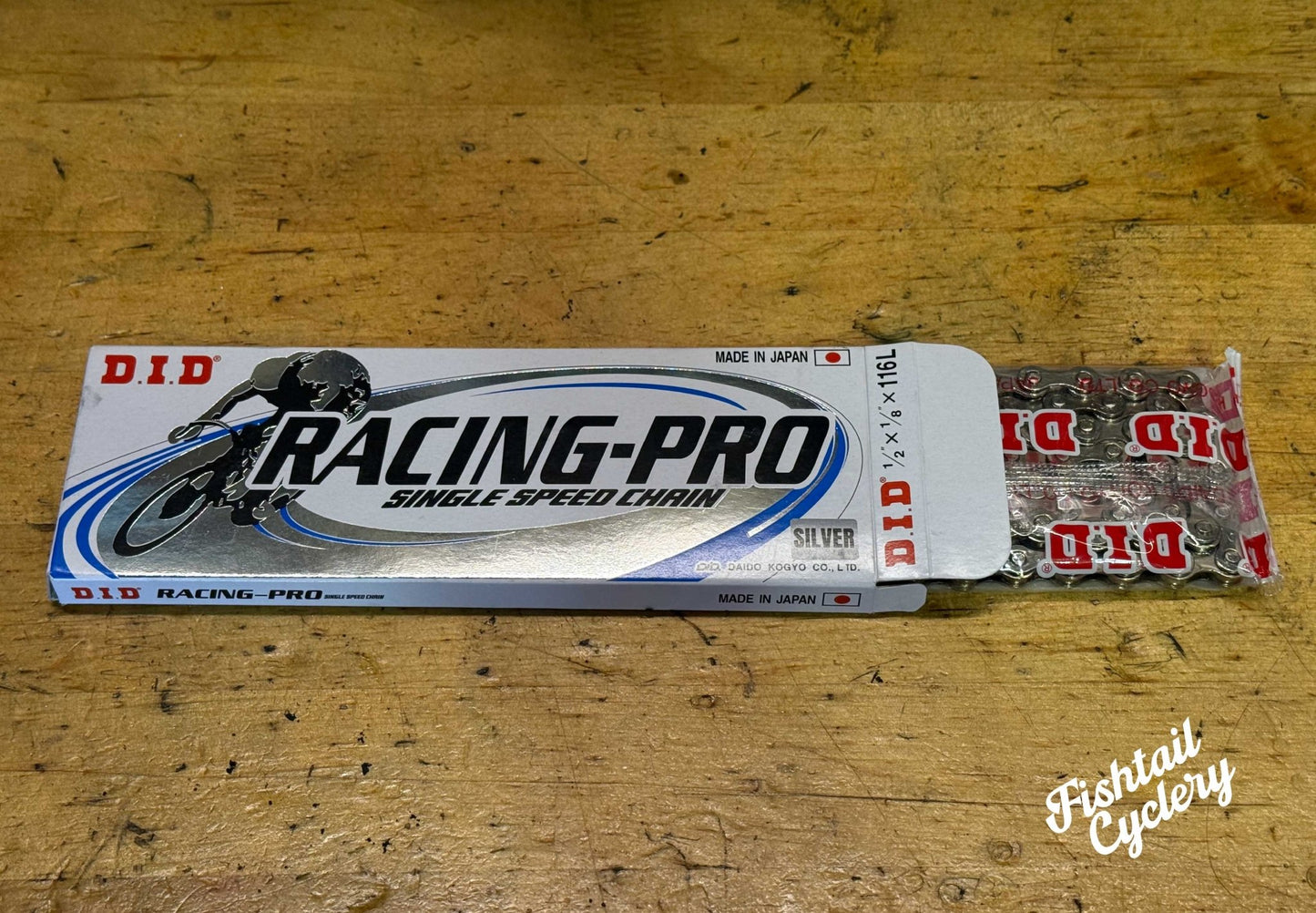 D.I.D - DAIDO (D.I.D) RACING PRO TRACK RACING CHAIN - FISHTAIL CYCLERY