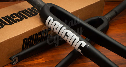DrugInc - DRUGINC Bullet 350 Full Carbon Fibre Fork - FISHTAIL CYCLERY