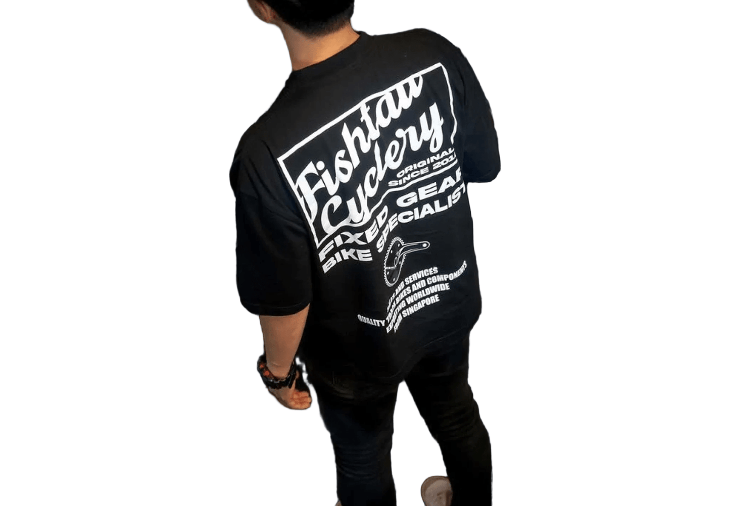 Decent Human Being - FISHTAIL CYCLERY Signature T-Shirt AY2026 - FISHTAIL CYCLERY