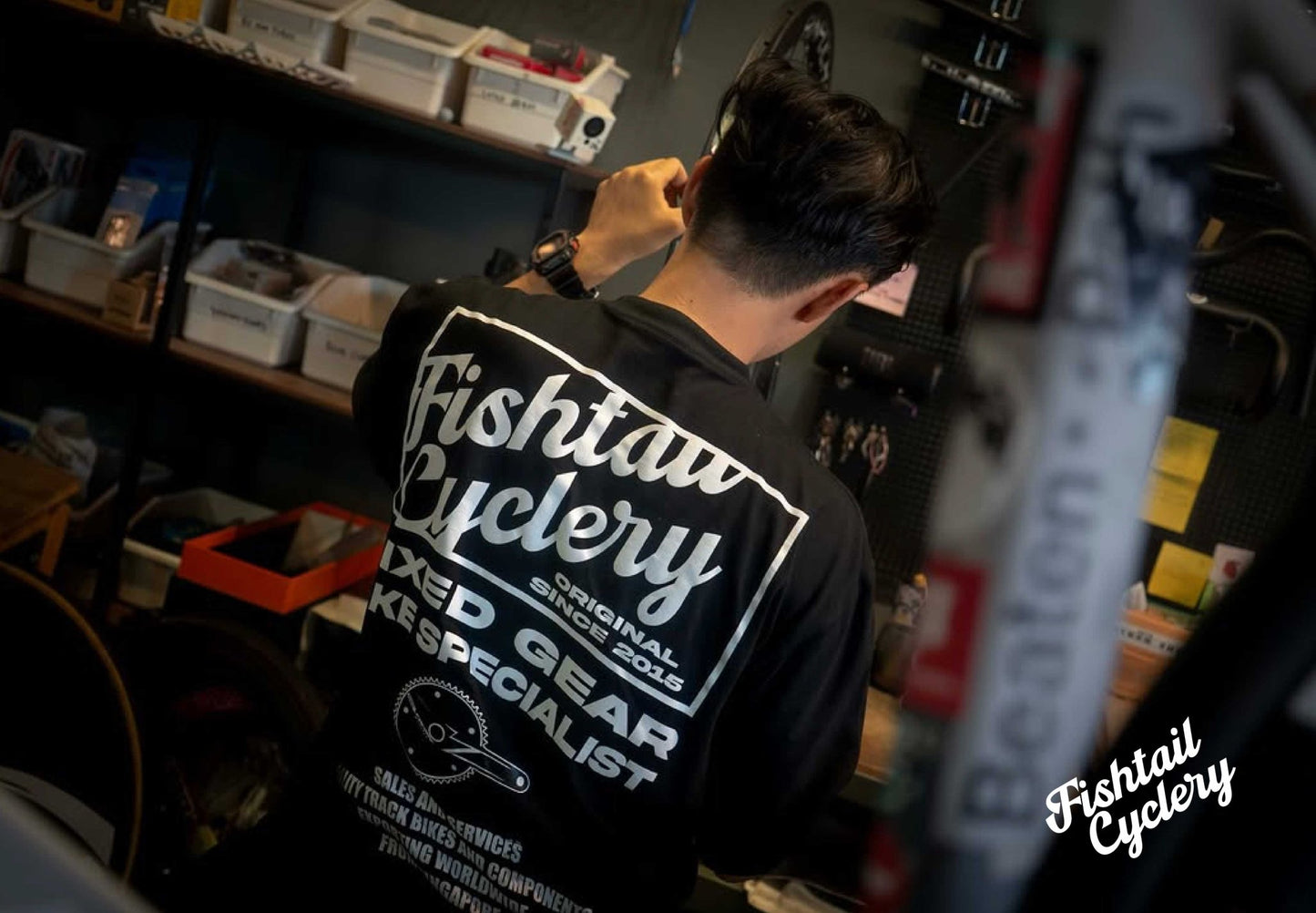 Decent Human Being - FISHTAIL CYCLERY Signature T-Shirt AY2026 - FISHTAIL CYCLERY