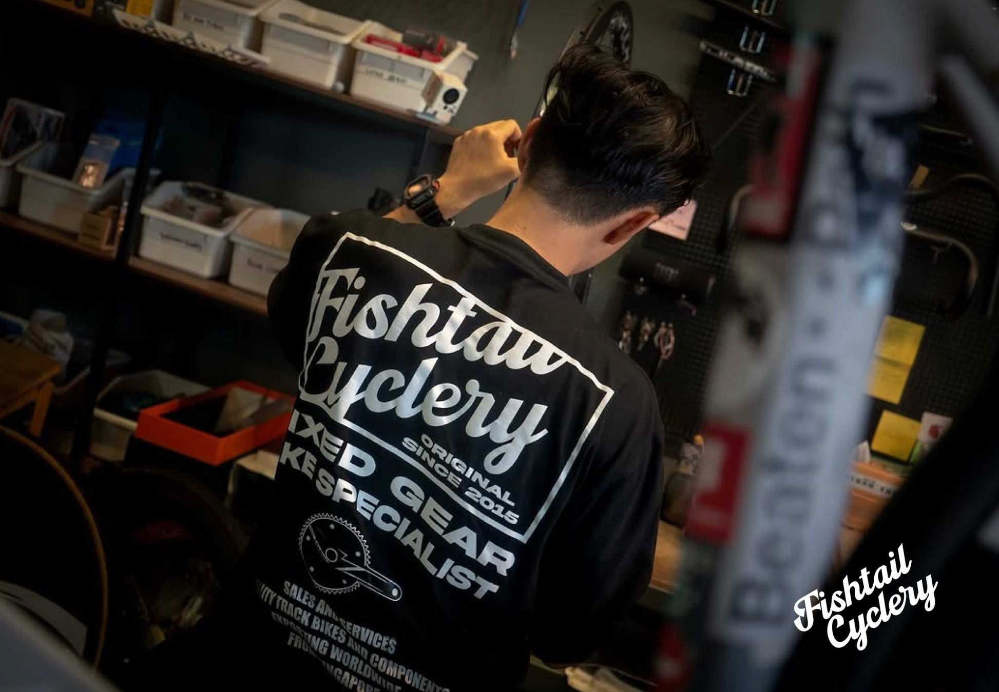 Decent Human Being - FISHTAIL CYCLERY Signature T-Shirt AY2026 - FISHTAIL CYCLERY