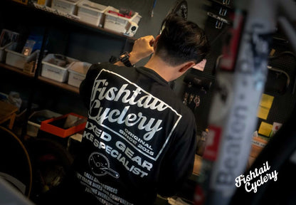 Decent Human Being - FISHTAIL CYCLERY Signature T-Shirt AY2026 - FISHTAIL CYCLERY