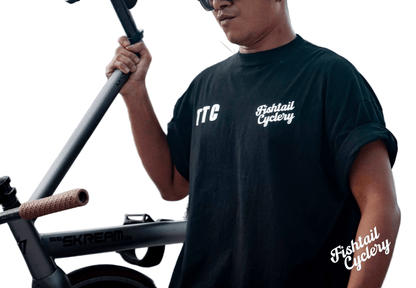 Decent Human Being - FISHTAIL CYCLERY TTC Track Club T-Shirt - FISHTAIL CYCLERY