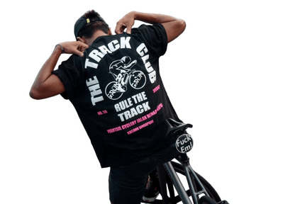 Decent Human Being - FISHTAIL CYCLERY TTC Track Club T-Shirt - FISHTAIL CYCLERY