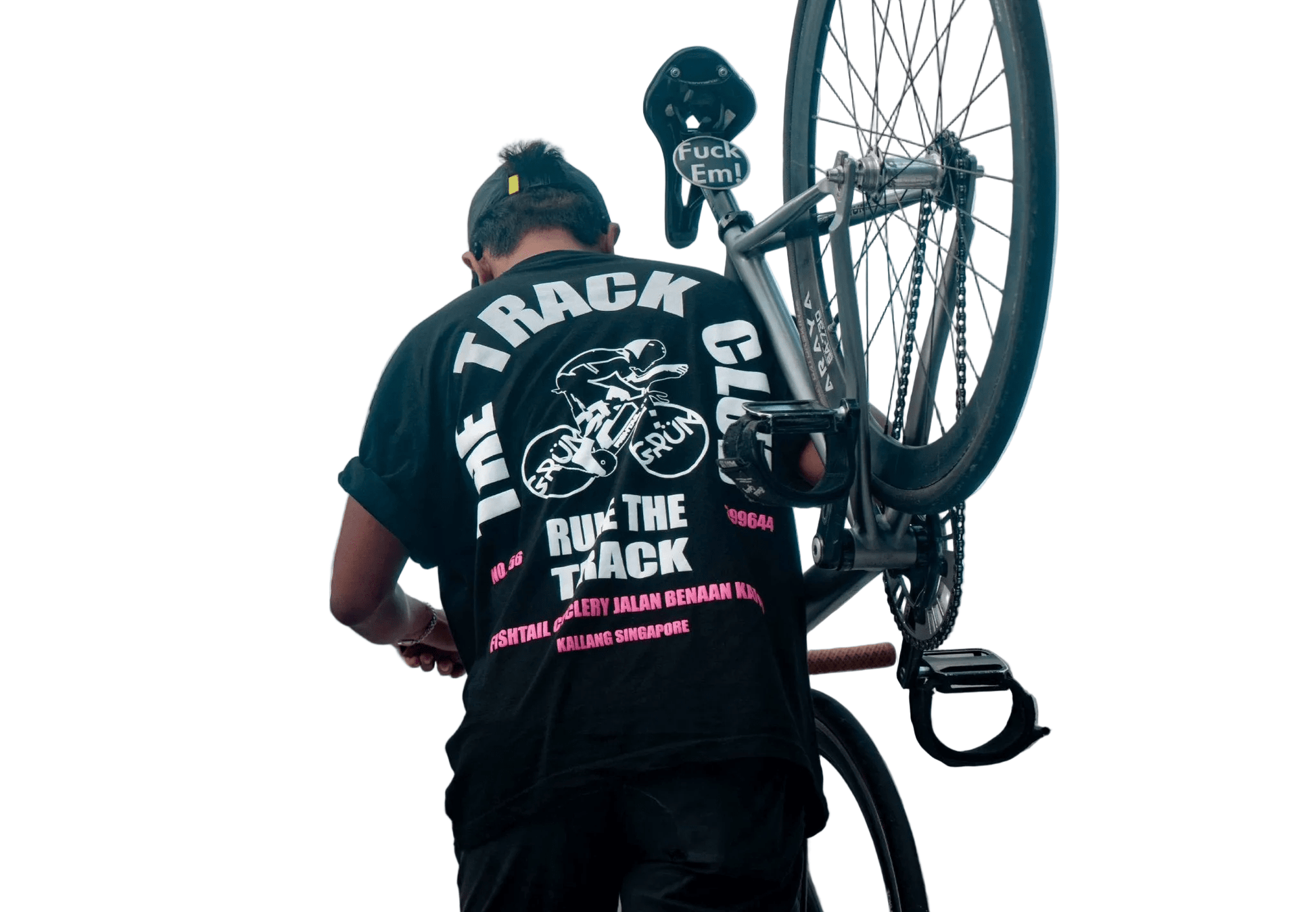 Decent Human Being - FISHTAIL CYCLERY TTC Track Club T-Shirt - FISHTAIL CYCLERY