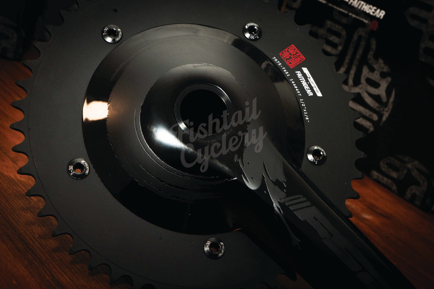 faith gear FSA × FAITHGEAR Collaborative Track Crankset (with BB) – FISHTAIL CYCLERY