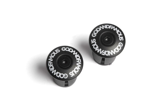 God & Famous - GOD & FAMOUS Bar End Plug (Pair) - FISHTAIL CYCLERY