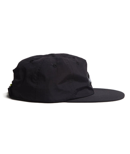 God & Famous - GOD & FAMOUS Grandpa 5 - Panel Nylon Hat - Black - FISHTAIL CYCLERY