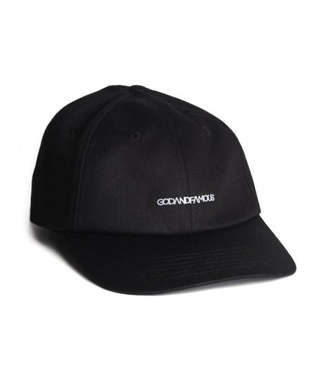 God & Famous - GOD & FAMOUS Team 6 - Panel Cap - Black - FISHTAIL CYCLERY