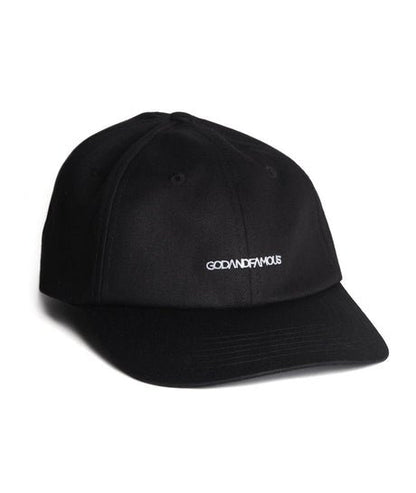 God & Famous - GOD & FAMOUS Team 6 - Panel Cap - Black - FISHTAIL CYCLERY