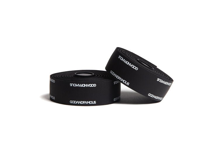 God & Famous - GOD & FAMOUS Team Handlebar Tape - Black - FISHTAIL CYCLERY