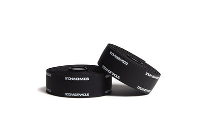God & Famous - GOD & FAMOUS Team Handlebar Tape - Black - FISHTAIL CYCLERY