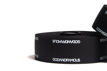 God & Famous - GOD & FAMOUS Team Handlebar Tape - Black - FISHTAIL CYCLERY