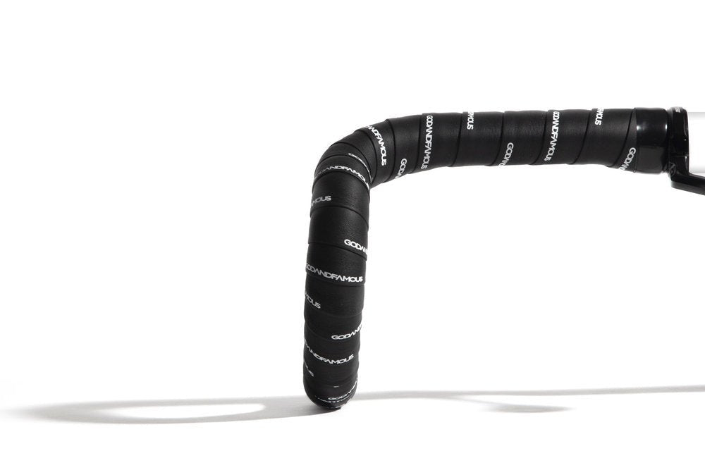 God & Famous - GOD & FAMOUS Team Handlebar Tape - Black - FISHTAIL CYCLERY