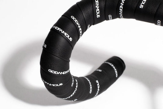 God & Famous - GOD & FAMOUS Team Handlebar Tape - Black - FISHTAIL CYCLERY