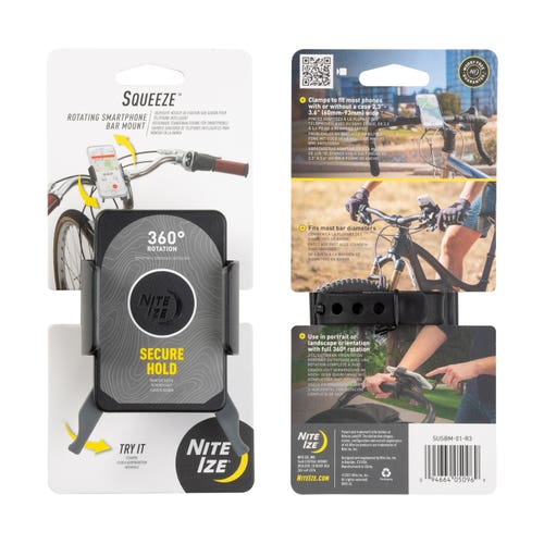Nite Ize - NITE IZE Squeeze Rotating Smartphone BarMount - FISHTAIL CYCLERY