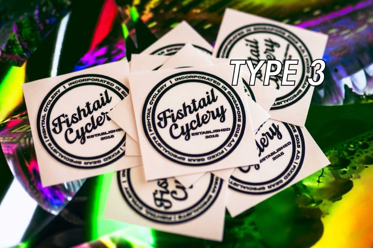 FISHTAIL CYCLERY - Official Fishtail Cyclery Stickers - FISHTAIL CYCLERY