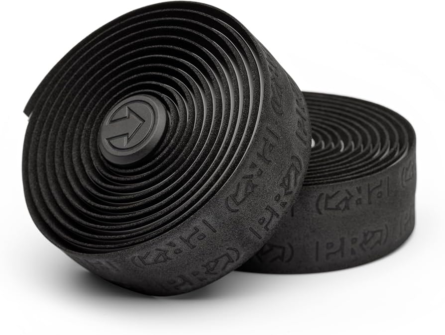 Pro - PRO Peaked Performance Black / White Debossed Handlebar Tape - FISHTAIL CYCLERY