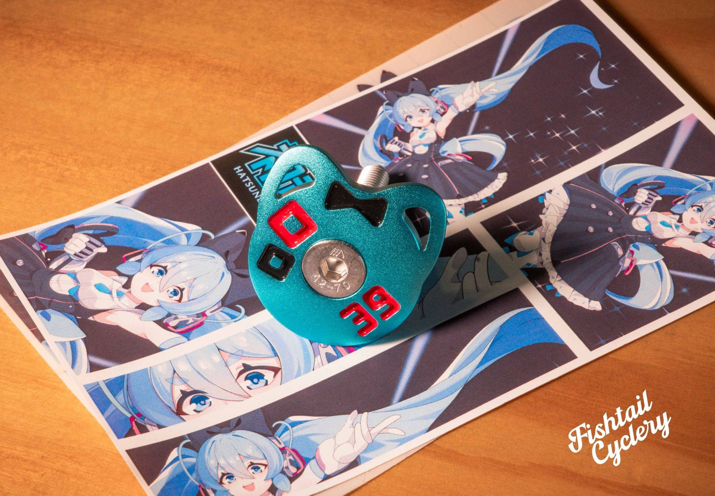 Punch Blues - PUNCH BLUES Miku 39 Top Cap - FISHTAIL CYCLERY