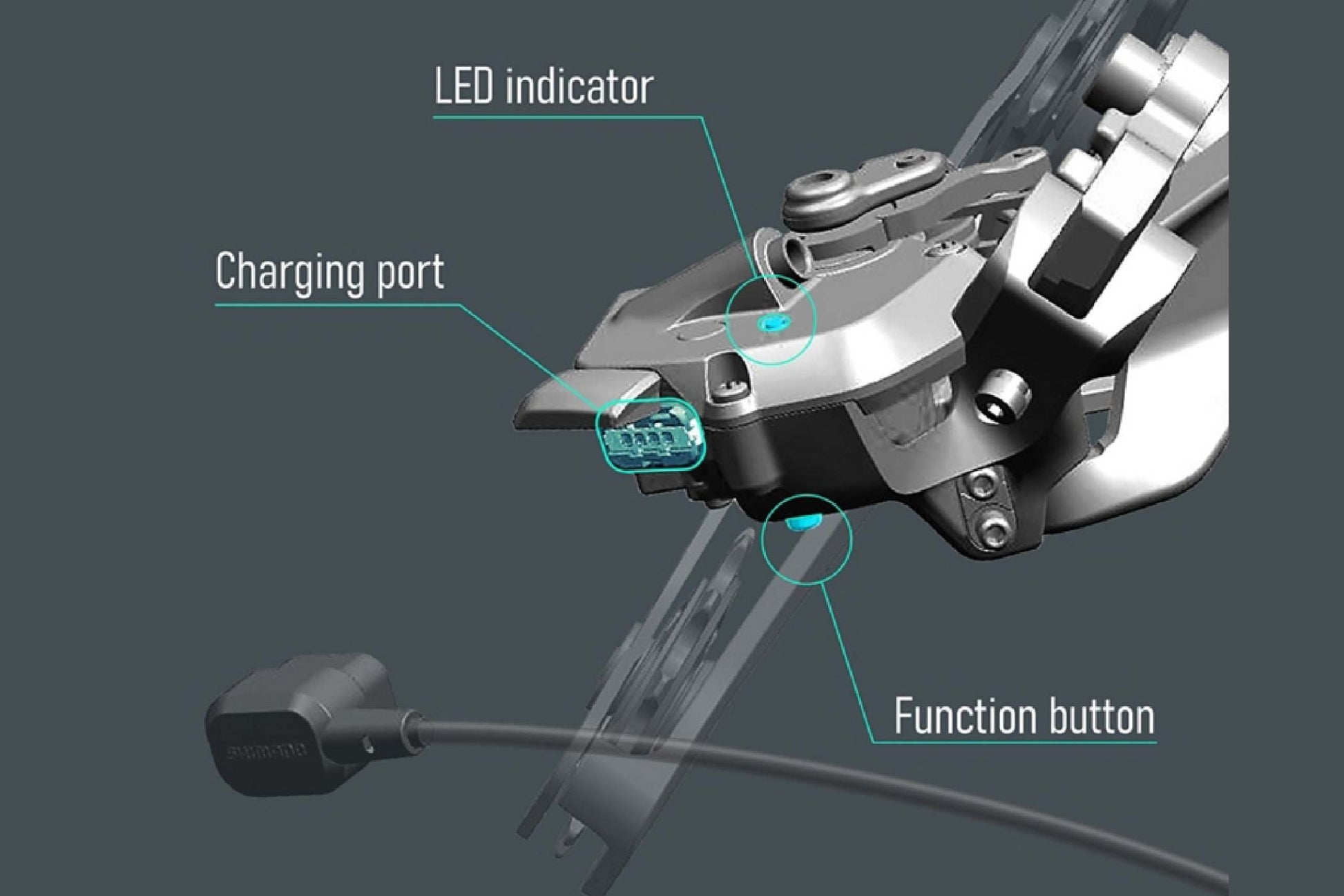 SHIMANO Dura Ace Di2 Rear Derailleur 12-speed RD-R9250 – FISHTAIL