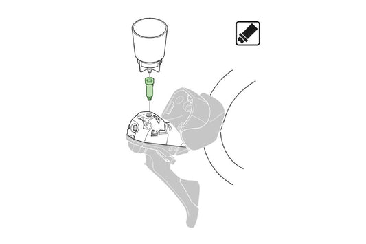 Shimano - SHIMANO Road/Gravel Disc Brake Bleeding Funnel Adapter & O-Ring - FISHTAIL CYCLERY