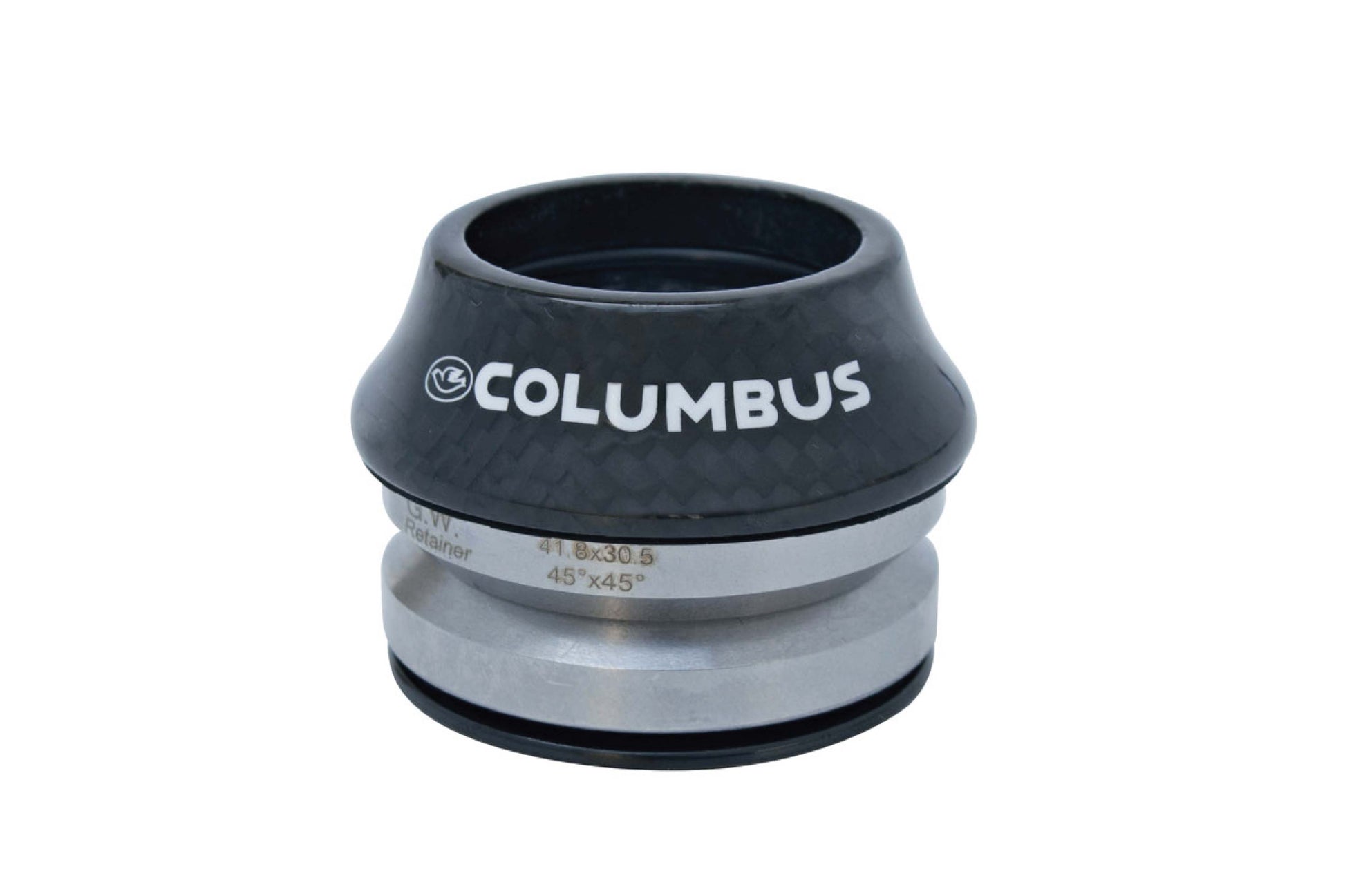 COLUMBUS Compass 1-1/8" Straight Carbon Headset & Bearing Kit - FISHTAIL CYCLERY