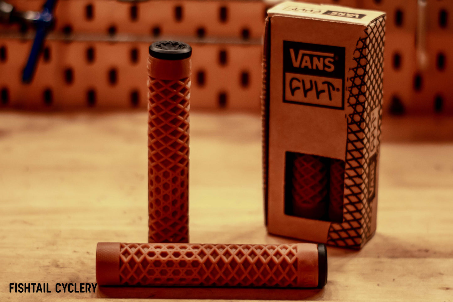 BROWN CULT X VANS Waffle Flangeless Grips - FISHTAIL CYCLERY