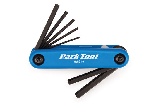 Park Tool AWS-10 Fold-Up Hex Wrench Set - FISHTAIL CYCLERY