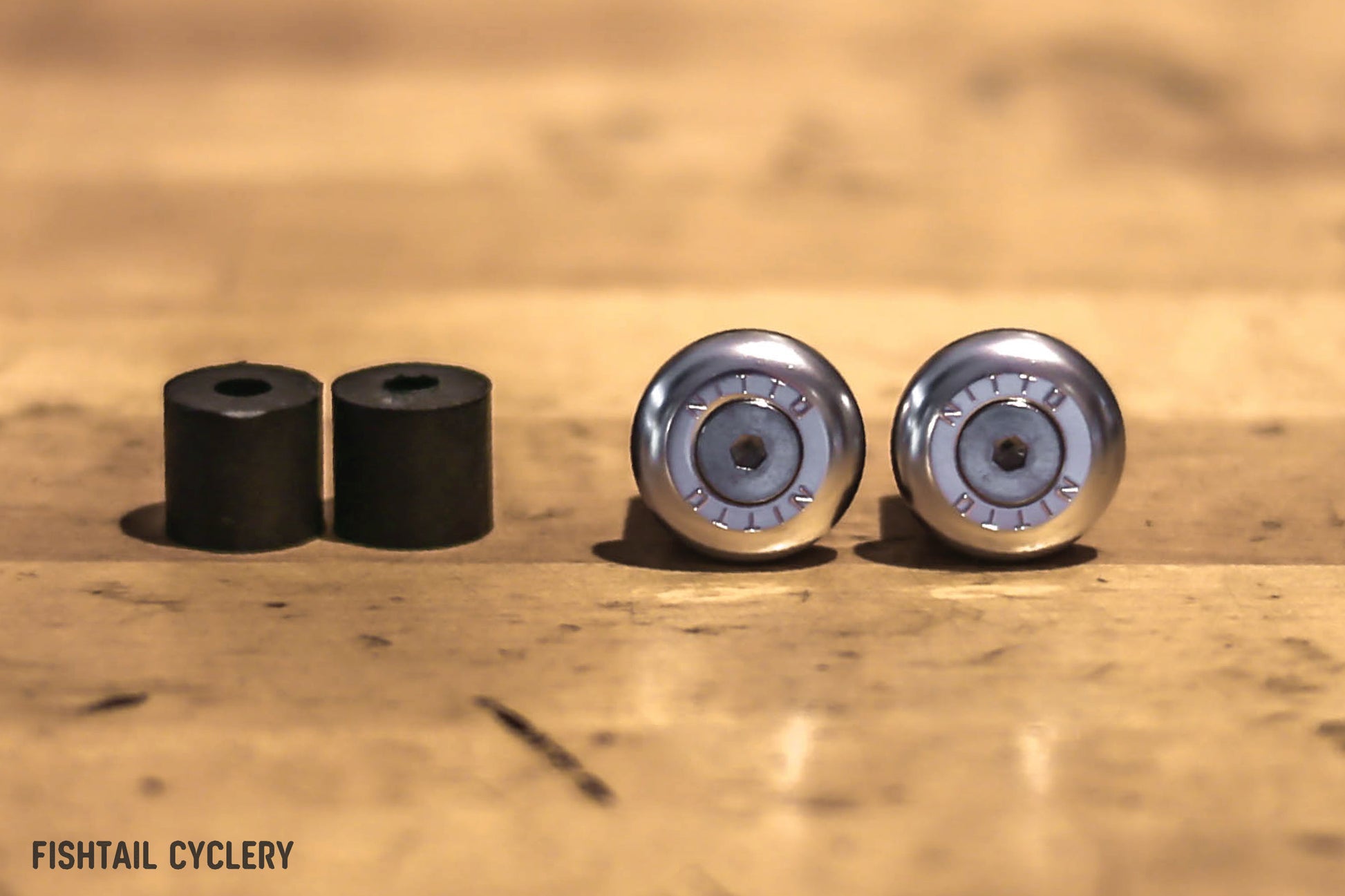 NITTO EC-02 Bar End Plugs - FISHTAIL CYCLERY