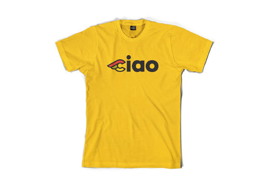 CINELLI Ciao Yellow T Shirt - FISHTAIL CYCLERY
