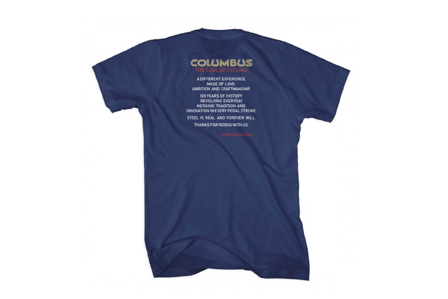 COLUMBUS Cento Soul Blue T Shirt - FISHTAIL CYCLERY
