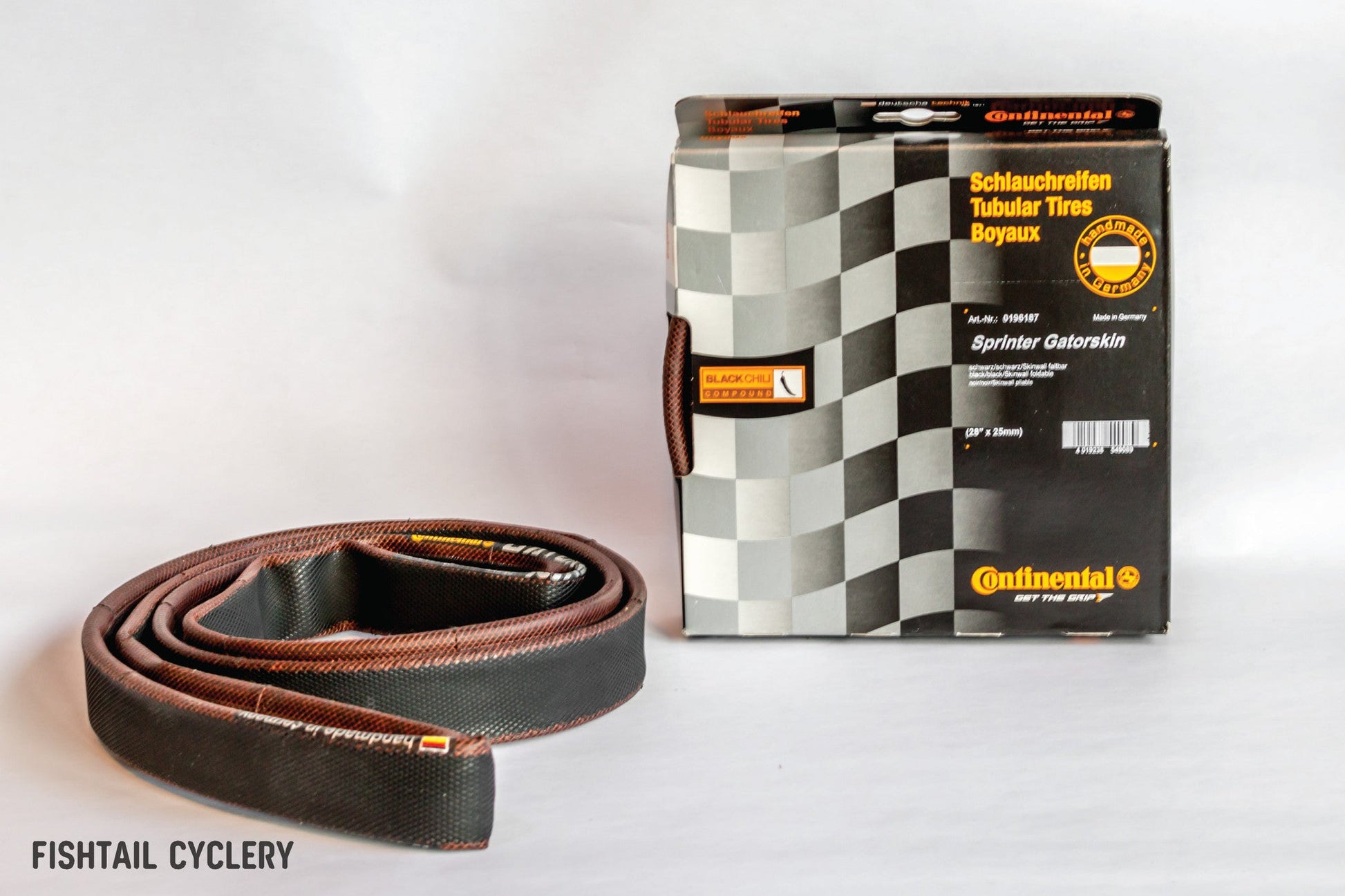 Continental - CONTINENTAL Gatorskin Sprinter Tubular Tyre - FISHTAIL CYCLERY